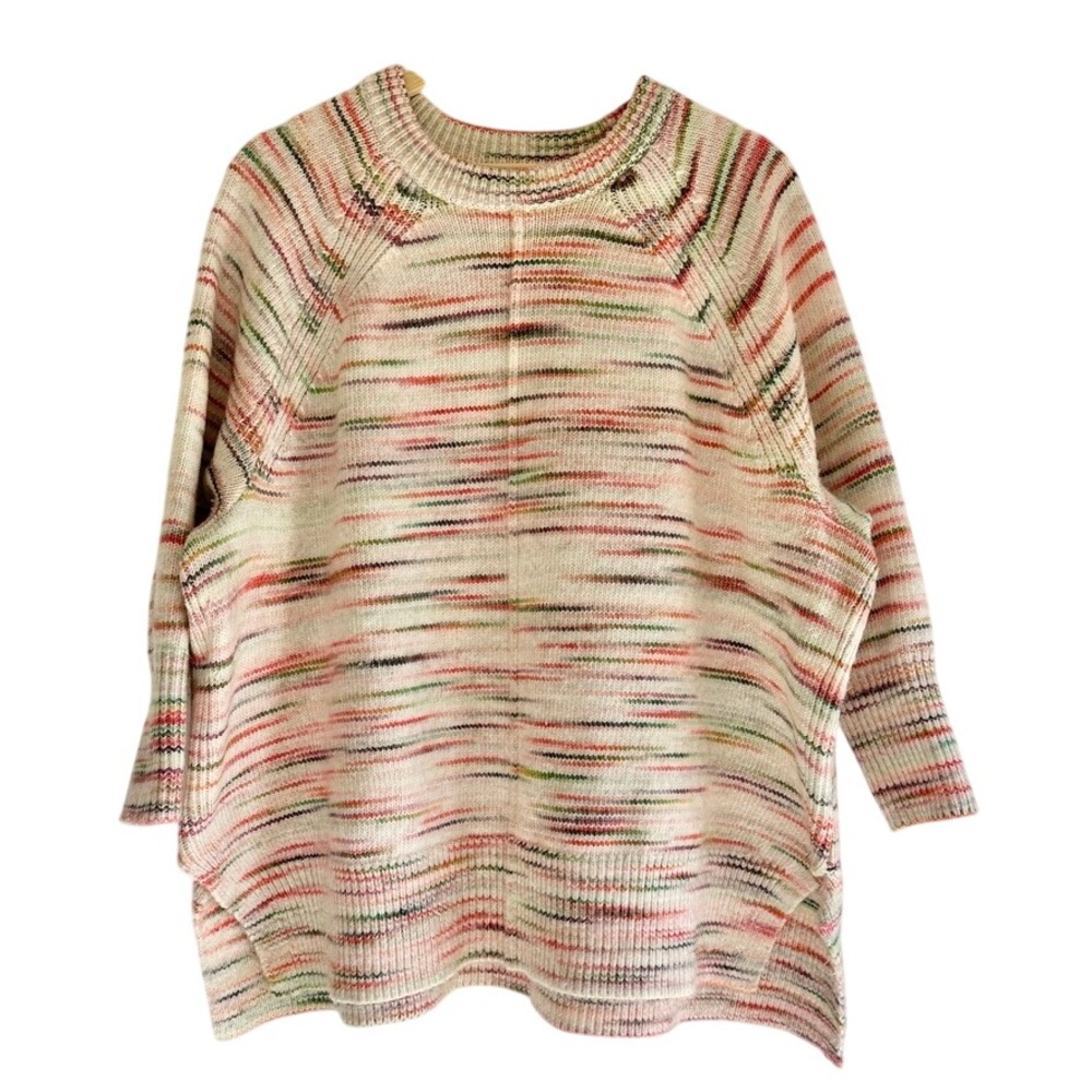 Lou & Grey for LOFT XS/S Multicolor Striped Knit Sweater Cozy Casual Top‎